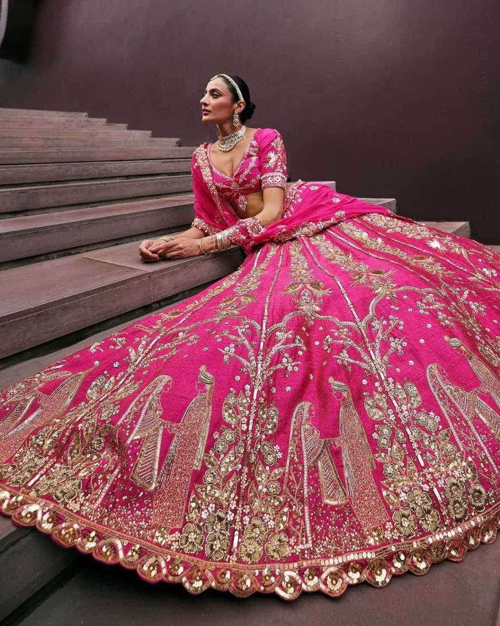 Silk Designer Traditional Lehenga - MYLUXURY LANE ENTERPRISE